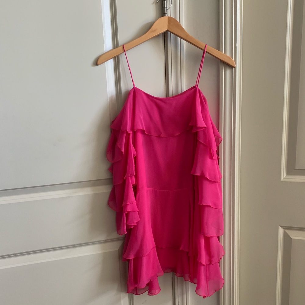 Alice + Olivia Tiered Ruffle Dress